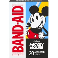 Disney's Mickey Mouse Kids and Toddlers Bandages for Minor Cuts & Scrapes: 20 Count