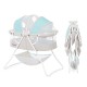 Dream On Me Karley  Lightweight Portable Baby Bassinet - Blue Grey