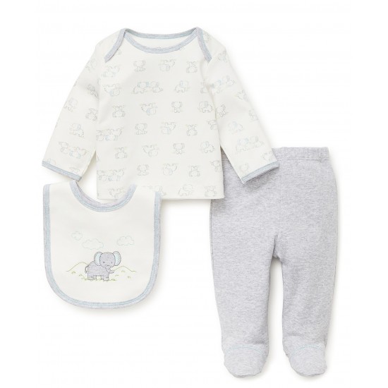 Little Me Baby Boys Elephant Geo Set 