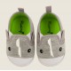 Rising Star (Newborn/Infant Boys) Grey Rhino Slip-On Sneakers