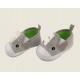 Rising Star (Newborn/Infant Boys) Grey Rhino Slip-On Sneakers