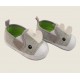 Rising Star (Newborn/Infant Boys) Grey Rhino Slip-On Sneakers