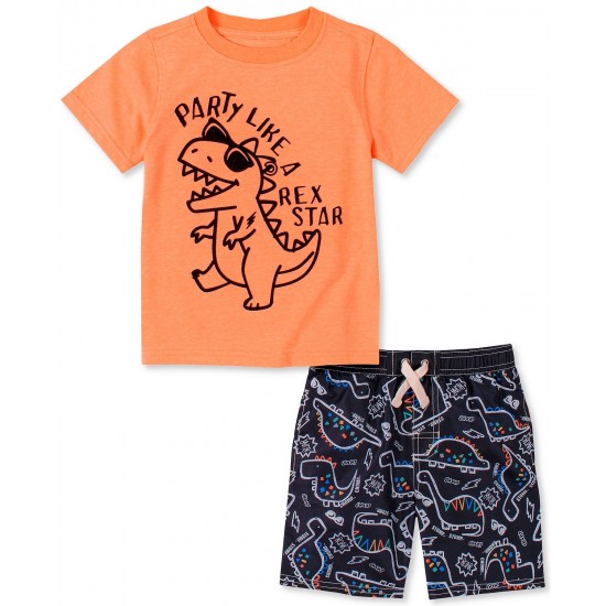 Kids Headquarters Dino Tee & Swim Shorts Set Baby Boy (12-24M) Kids Headquarters Dino Tee & Swim Shorts Set Baby Boy (12-24M)