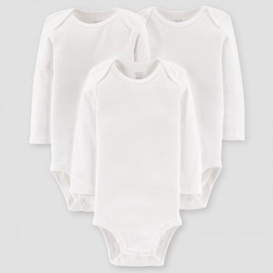 Baby 3Pack Long Sleeve Bodysuit - Just One You by carter's Baby 3Pack Long Sleeve Bodysuit - Just One You by carter's