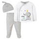 Gerber 3-Piece Baby Neutral Baby Animals Take-Me-Home Set