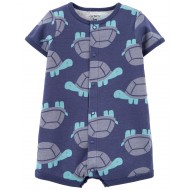 Carter's Baby Boys Turtle Snap-Up Romper