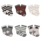 Gerber 6-Pack Baby Boys Dino Wiggle-Proof Jersey Crew Socks