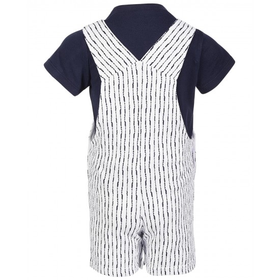 First Impressions Baby Boys Striped Shortall Set