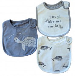 Carter's Just One You® Baby 3pk Turtle Whale - Grey
