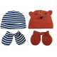 Gerber Baby Boy Tiger Caps & Mittens Set - 4 pc