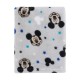  Disney Mickey Mouse - Grey + Navy + Red Super Soft Baby Blanket