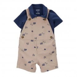 Carter's Just One You Baby Boys' Camping Top & Bottom Set - Navy Blue