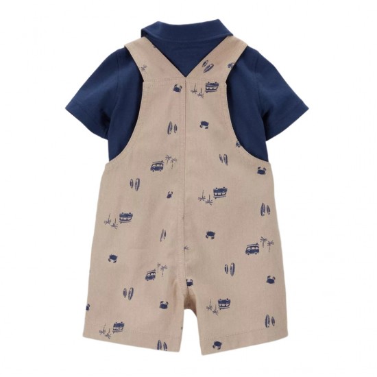 Carter's Just One You Baby Boys' Camping Top & Bottom Set - Navy Blue