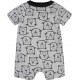 Gerber baby-boys 2-pack Rompers - Black Grey Tiger 