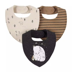 Carter's Baby 3-Pack Bandana Bibs - Baby Boy 