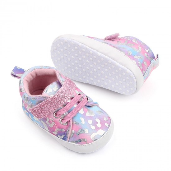 Infant Soft Sole Velcro Sneakers - Baby Girl RBX