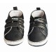 RBX Unisex Black Infant Soft Sole Sneaker - Baby Boy or Girl 