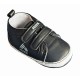 RBX Unisex Black Infant Soft Sole Sneaker - Baby Boy or Girl 