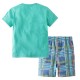 Boy's Casual 2-Piece Set with Airplane Print -  2T to 7 Years