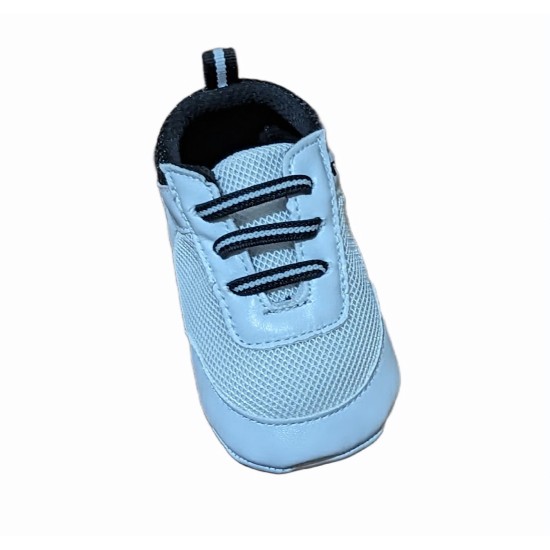 White & Black Color Block Sneaker - Baby Boys RBX