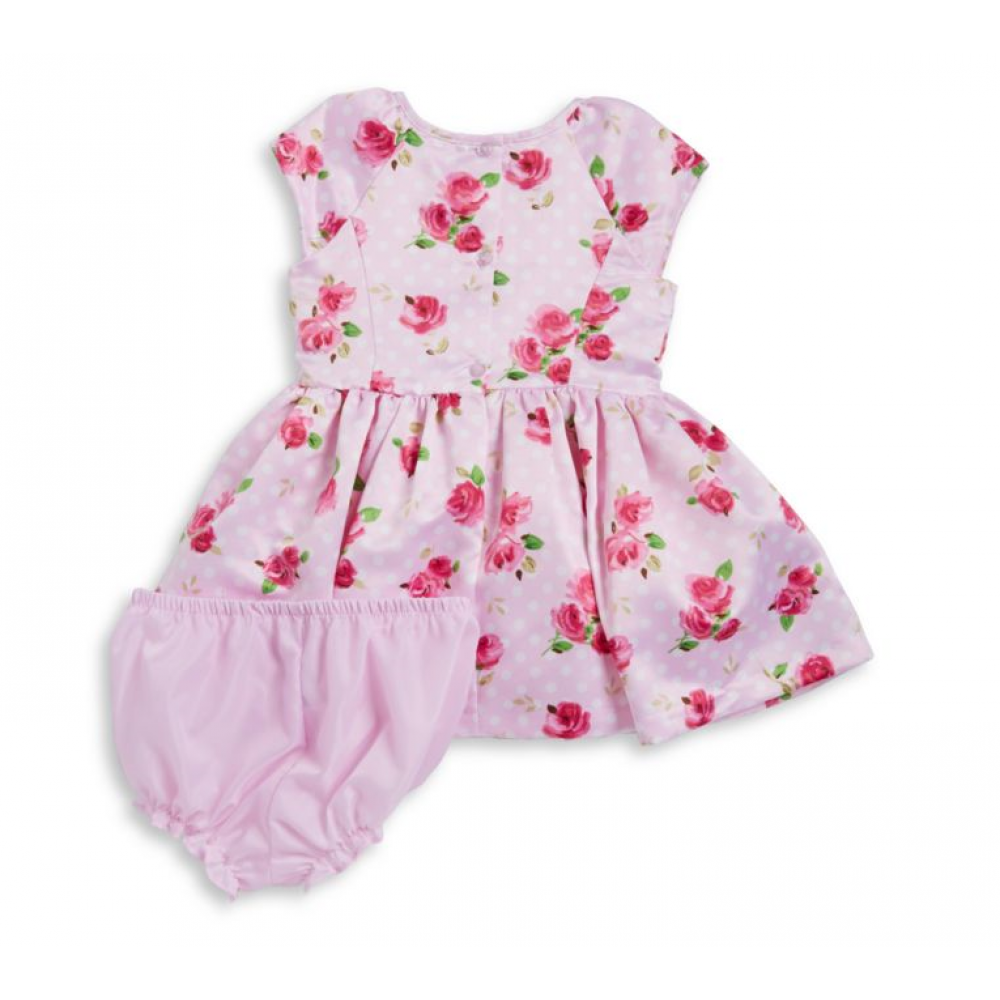 Marmellata Mixed Floral Print Baby Girl  Dress and Bloomers Set - 12-24 months 