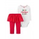 Carter's 2-pc. Best Christmas Ever Bodysuit & Tutu Pants Set - Baby 