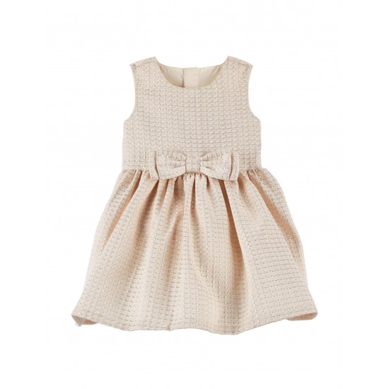 Carter's Bow Gold  Dress - Baby