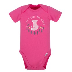 Gerber Short Sleeve Bodysuits and Pant Set 3pc Pink