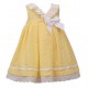 Bonnie Jean Baby Girl Eyelet Crossover Dress 