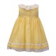 Bonnie Jean Baby Girl Eyelet Crossover Dress 