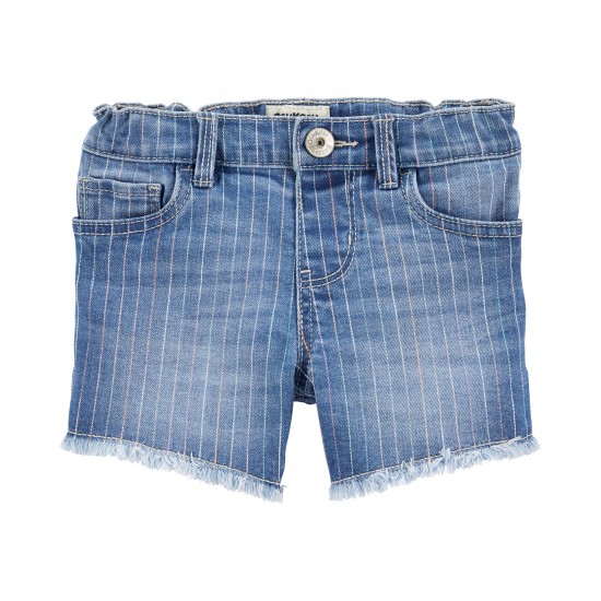 OshKosh Rainbow Stretch Denim Shorts