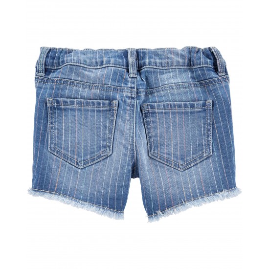 OshKosh Rainbow Stretch Denim Shorts