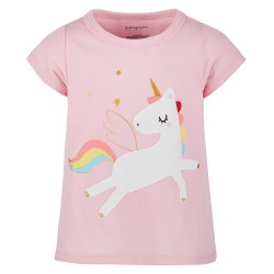 First Impressions Baby Girls Cotton Rainbow Unicorn T-Shirt