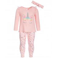 BTween Baby Girls 2-Pc. Unicorn Tunic & Leggings Set