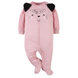Gerber Baby-Girls' 2-Pack Leopard Sleep 'n Play  Gerber Baby-Girls' 2-Pack Leopard Sleep 'n Play