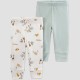 Baby Boys or Girls 2pk Safari Pull-On Pants - Just One You