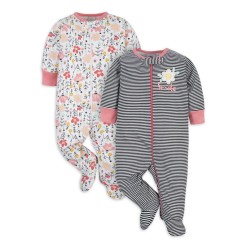 Gerber Baby Girl Sleep 'n Plays 2-Pack - Floral Garden