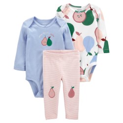 Carter's Baby 3-Piece Pear Outfit Set - Girl 