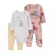 Carter's 3-Piece Giraffe Sleep & Play Pyjama Set
