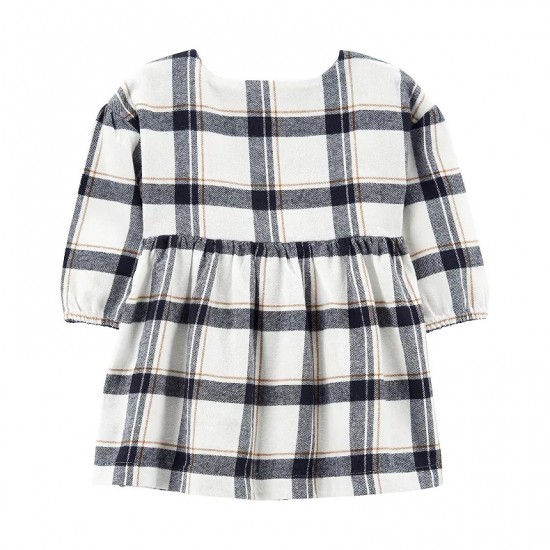 Carter's Plaid Dress Set - Baby Girls 