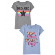 Girls Kind Dreamer Graphic Tee 2-Pack