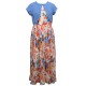 Bonnie Jean Floral Maxi Dress with Cardigan