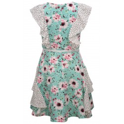 Bonnie Jean Floral Challis Dress - Little Girls