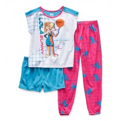 Space Jam Girls 3-pc. Shorts Pajama Set