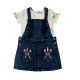 Little Lass Little Girls 2-pc. Unicorn Denim Jumper Set