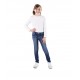 Girls' Stretch Denim Jeans - Medium Wash with Fidget Toy By Member Mark 