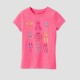 Girls' Short Sleeve Stylish Llamas Graphic T-Shirt - Cat & Jack Pink