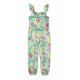 Btween Girls 4-6x Smocked Jumpsuit - Floral 