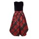 Bonnie Jean Girls 7-16 High Low Plaid Dress