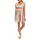 My Michelle Girls 7-16 Multi Stripe Woven Romper